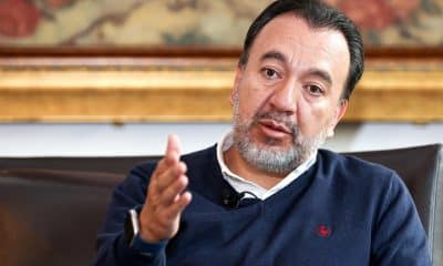 Fotografía de archivo, tomada el pasado 15 de mayo, del alcalde de Quito, Pabel Muñoz, durante una entrevista con EFE, en Quito (Ecuador). EFE/José Jácome