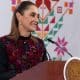 Fotografía cedida por la Presidencia de México de su mandataria, Claudia Sheinbaum, hablando durante una rueda de prensa este viernes, en Palacio Nacional de la Ciudad de México (México). EFE/ Presidencia de México /SOLO USO EDITORIAL/NO VENTAS/SOLO DISPONIBLE PARA ILUSTRAR LA NOTICIA QUE ACOMPAÑA (CRÉDITO OBLIGATORIO)
