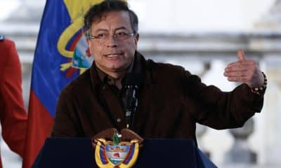 El presidente de Colombia, Gustavo Petro, habla durante un acto público en Bogotá (Colombia). EFE/ Mauricio Dueñas Castañeda