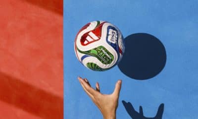 Imagen cedida por la FIFA del balón oficial de la Copa Mundial, el Trionda. EFE/FIFA/SOLO USO EDITORIAL