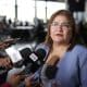 Fotografía de archivo de la procuradora de derechos humanos de El Salvador, Raquel Caballero, en Nuevo Cuscatlán (El Salvador). EFE/ Rodrigo Sura