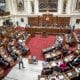 Fotografía general del Congreso de la República del Perú este jueves, en Lima (Perú). EFE/ John Reyes Mejía