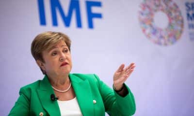 La directora del Fondo Monetario Internacional (FMI), Kristalina Georgieva, en una foto de archivo. EFE/EPA/MAANSI SRIVASTAVA