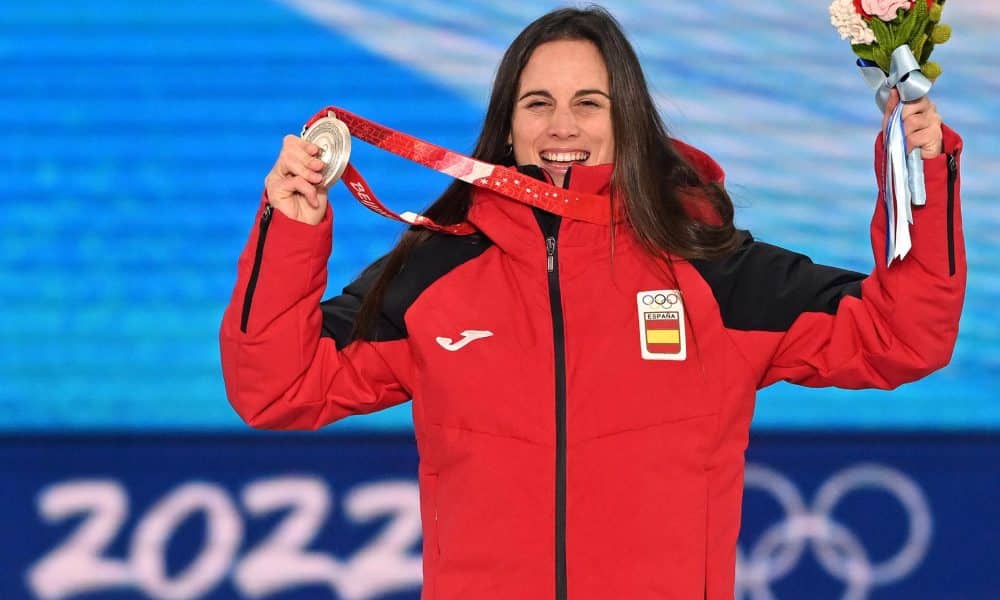 La rider española Queralt Castellet, medalla de plata en halfpipe en los Juegos Olímpicos de Pekín, en una foto de archivo. EFE/EPA/FILIP SINGER