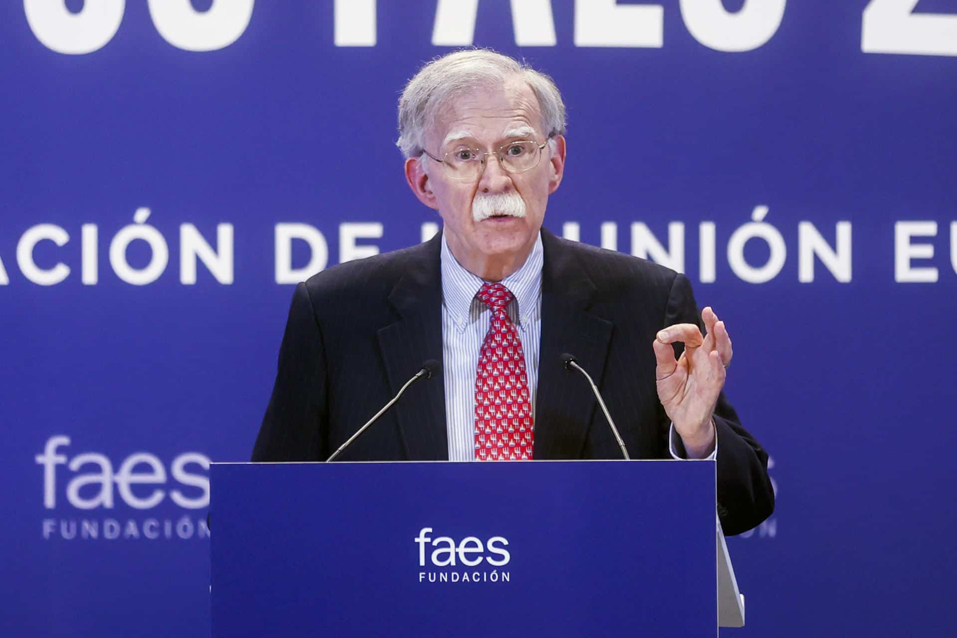 Fotografía de archivo del exasesor de seguridad nacional de Donald Trump, John Bolton. EFE/ Fernando Alvarado