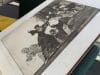 Vista del ejemplar completo de 'Los Proverbios' de Francisco de Goya, segunda edición de 1875. La venta de libros raros y manuscritos de Christie's París, prevista entre el 22 de octubre y el 5 de noviembre, incluye la colección completa de Louis de Clercq, fotógrafo francés del siglo XIX que viajó por Siria, Palestina, Egipto y España, así como un poema manuscrito de Federico García Lorca, dibujos de Goya y una edición del Quijote de 1780. EFE/ Isabel Rodríguez Ramiro