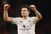 El defensa del United Harry Maguire (2-d) celebra el 1-2 durante el partido de la Premier League que han jugado Liverpool FC y Manchester United, en Liverpool, Reino Unido. EFE/EPA/ADAM VAUGHAN
.