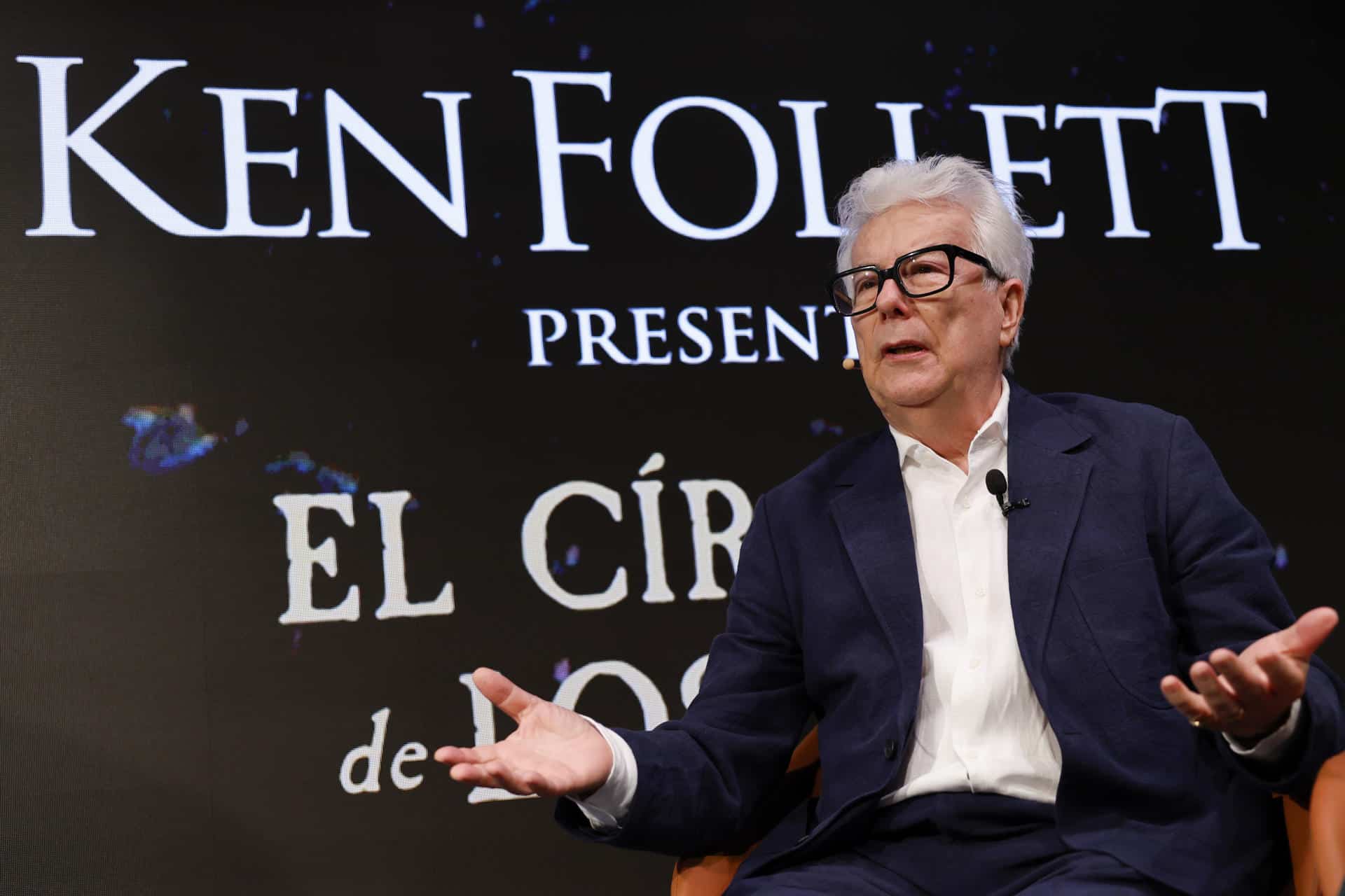 El escritor británico Ken Follet presenta su última novela en Madrid, 'Cicle of Days' ('El círculo de los días') EFE/ Mariscal