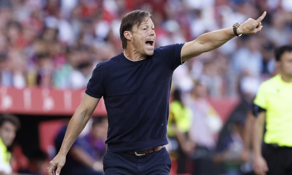 El entrenador del Sevilla, el argentino Matías Almeyda. EFE/Julio Muñoz