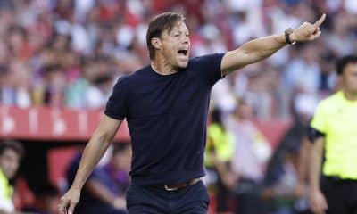 El entrenador del Sevilla, el argentino Matías Almeyda. EFE/Julio Muñoz