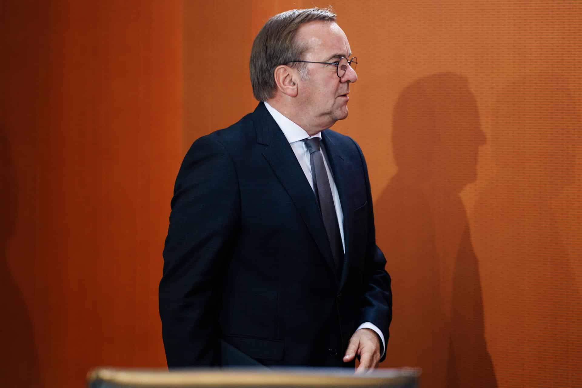 Imagen del ministro alemán de Defensa, Boris Pistorius.
EFE/EPA/CLEMENS BILAN