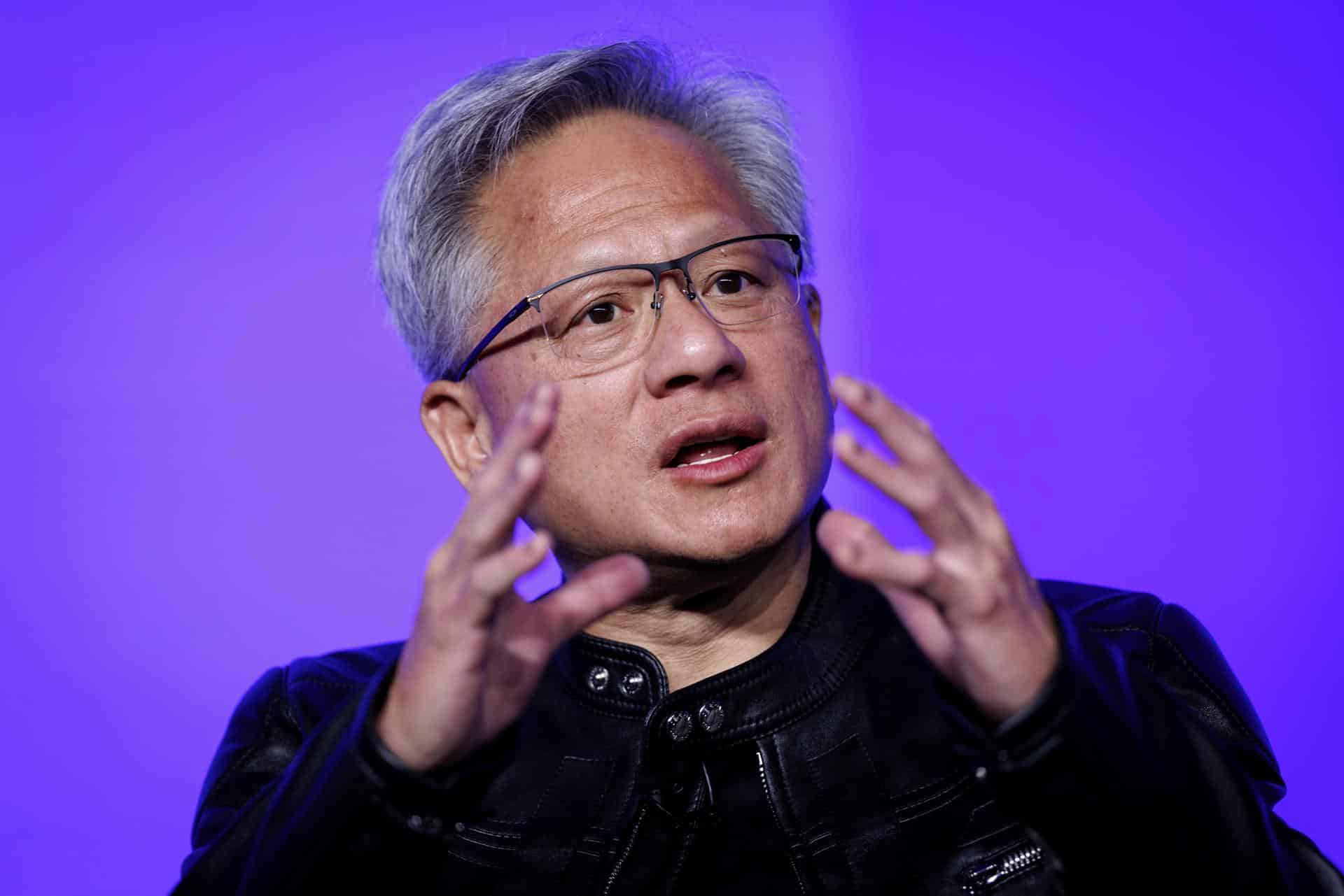 Fotografía de archivo del director ejecutivo de Nvidia, Jensen Huang EFE/TOLGA AKMEN