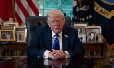 Captura de un video de la cuenta oficial en YouTube @WhiteHouse de la Casa Blanca que muestra al Presidente de Estados Unidos, Donald Trump, hablando este viernes en Washington (Estados Unidos). EFE/ @WhiteHouse/ SOLO USO EDITORIAL/ NO VENTAS/ SOLO DISPONIBLE PARA ILUSTRAR LA NOTICIA QUE ACOMPAÑA (CRÉDITO OBLIGATORIO)