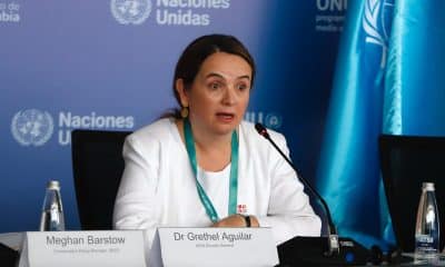 La directora general de la Unión Internacional para la Conservación de la Naturaleza (UICN), Grethel Aguilar, en una fotografía de archivo. EFE/ Ernesto Guzmán