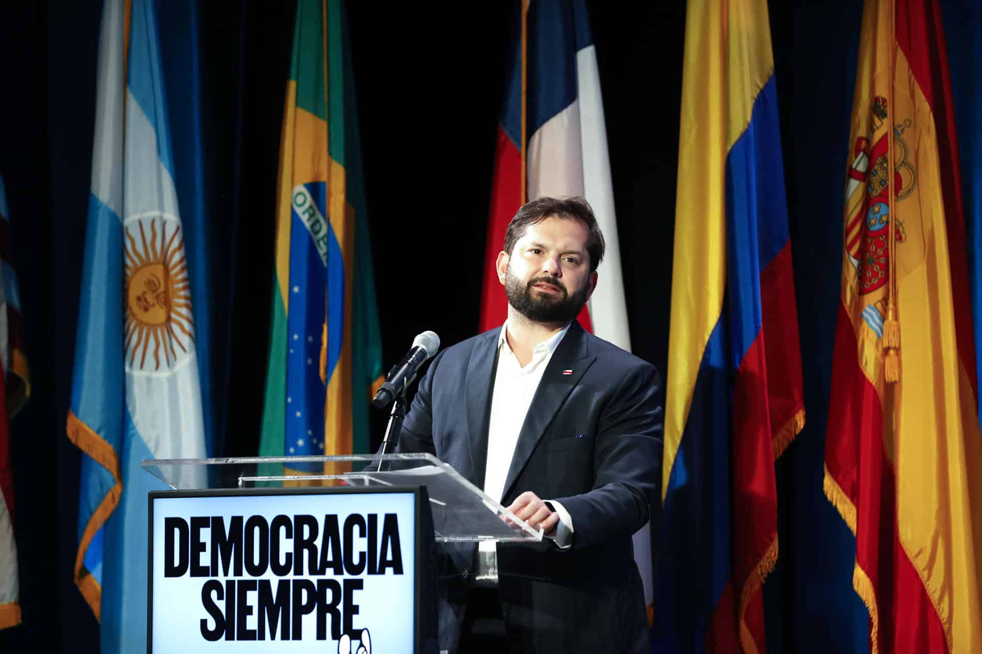 Foto de archivo del presidente de Chile, Gabriel Boric. EFE/ Alberto Boal