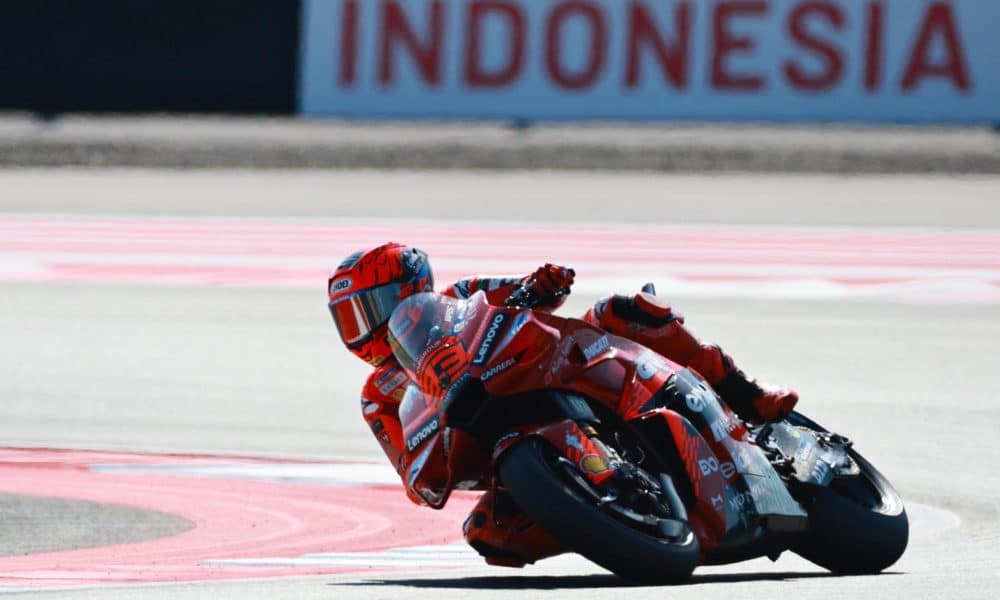 Marc Márquez, en un momento del Gran Premio de Indonesia. EFE/EPA/ADI WEDA