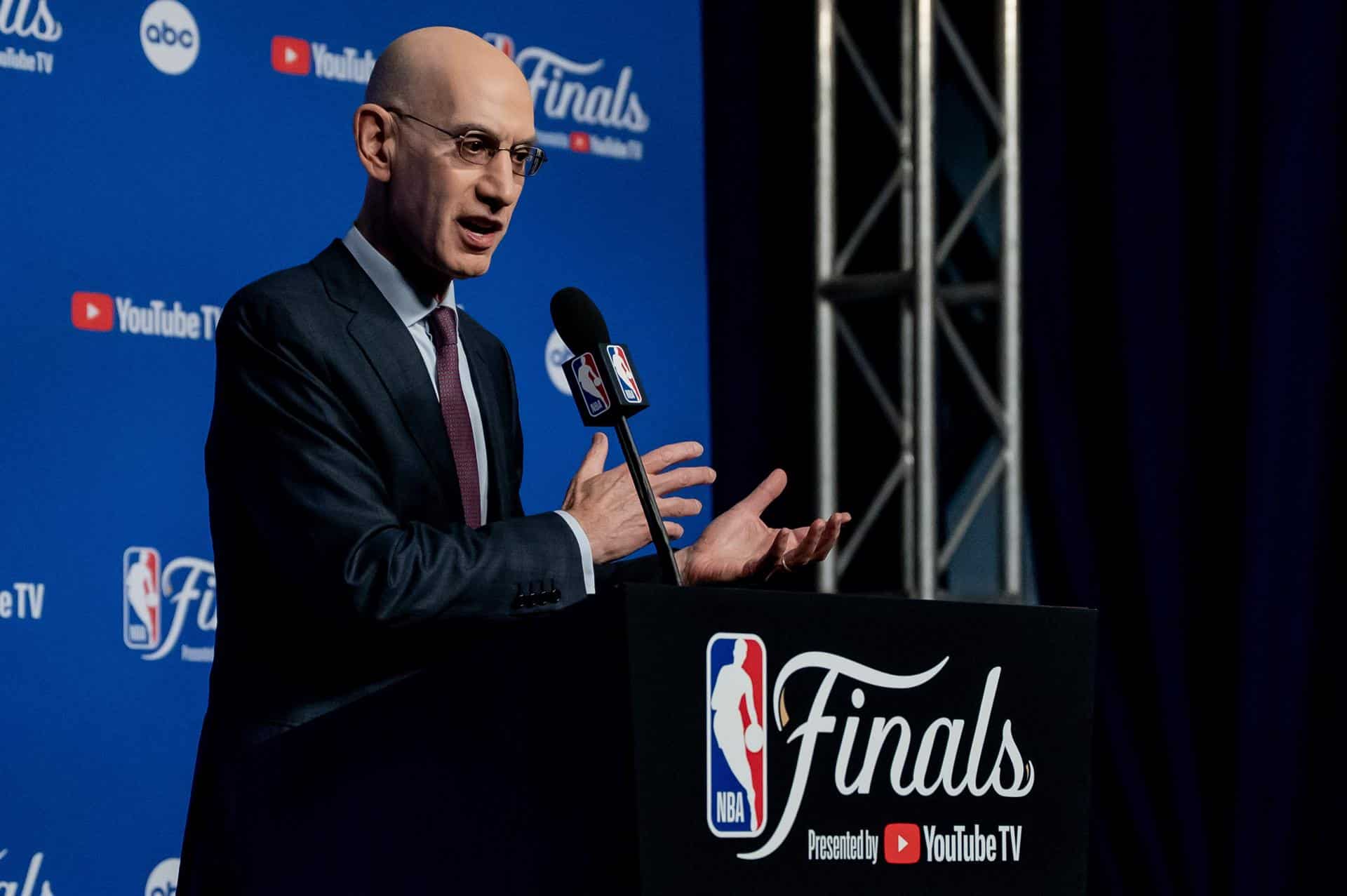 Fotografía de archivo de Adam Silver, comisionado de la NBA. EFE/EPA/MANUELA SOLDI SHUTTERSTOCK OUT