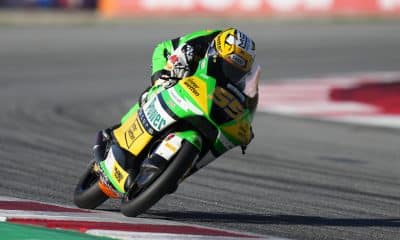 El piloto suizo de Moto3 Noah Dettwiler. EFE/ Siu Wu