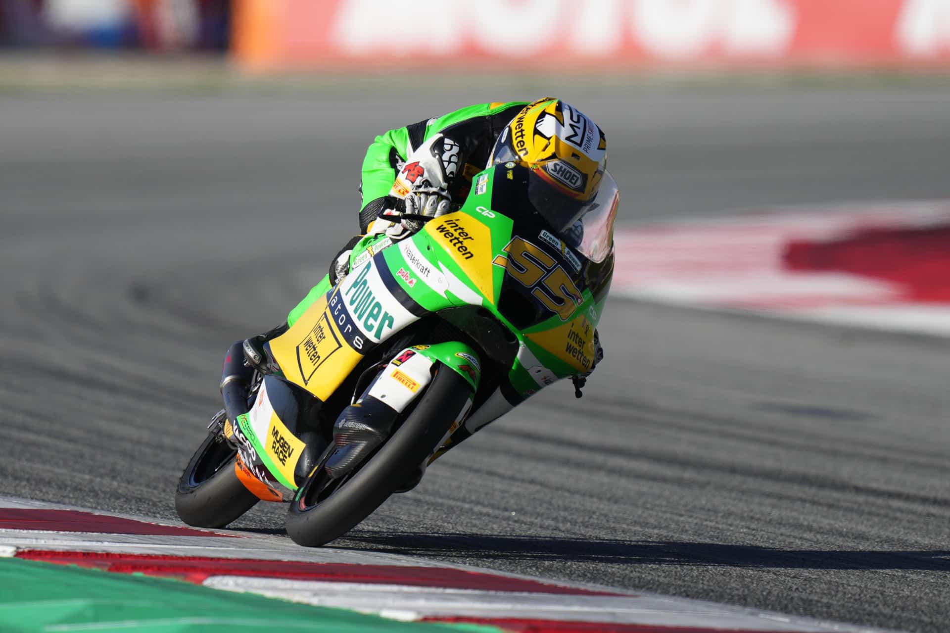 El piloto suizo de Moto3 Noah Dettwiler. EFE/ Siu Wu
