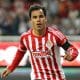 Fotografía de archivo del exjugador de Chivas Omar Bravo festejando una anotación en el estadio Omnilife de la Ciudad de Guadalajara (México). EFE/Ulises Ruiz Basurto