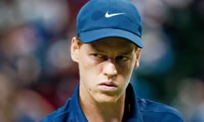 El italiano Jannik Sinner en su partido ante el neerlandés Tallon Griekspoor en el Shanghai Masters en Shanghai, China. EFE/EPA/ALEX PLAVEVSKI