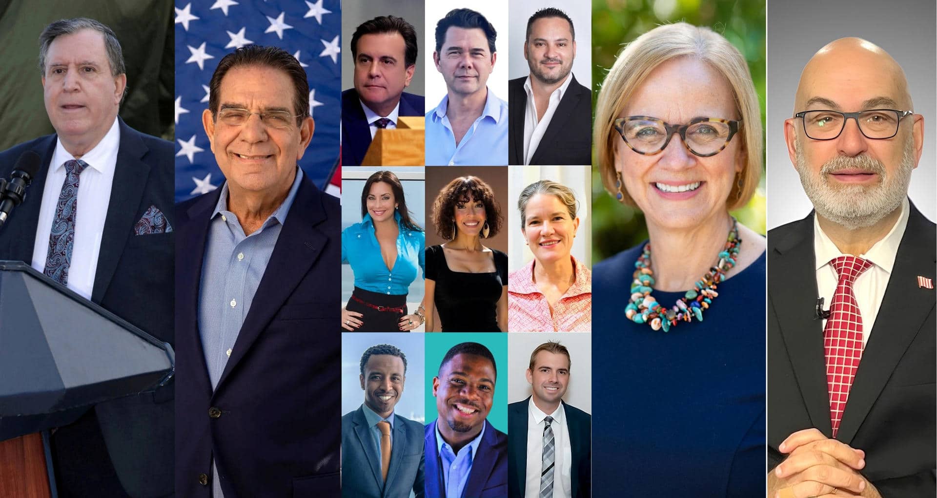 Combo de fotografías de campaña que muestra a los trece candidatos a la alcaldía de Miami. EFE/ Cortesía de Campañas /SOLO USO EDITORIAL/ NO VENTAS/ SOLO DISPONIBLE PARA ILUSTRAR LA NOTICIA QUE ACOMPAÑA (CRÉDITO OBLIGATORIO)