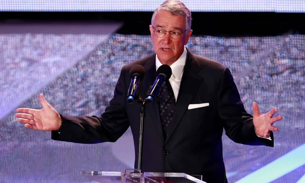 Fotografía de archivo del empresario mexicano Ricardo Salinas Pliego, durante un evento en Ciudad de México (México). EFE/José Méndez