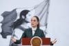 La presidenta de México, Claudia Sheinbaum, habla durante una rueda de prensa este viernes, en el Palacio Nacional, en Ciudad de México (México). EFE/Mario Guzmán