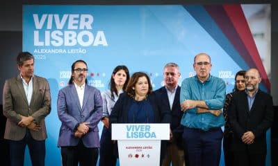 La aspirante socialista por la capital, Alexandra Leitão, que encabezó la coalición de izquierdas 'Viver Lisboa', habla en Lisboa, Portugal, el 13 de octubre de 2025. EFE/RODRIGO ANTUNES