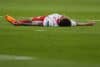 El centrocampista del Girona Axel Witsel reacciona tras una ocasión durante el partido de la jornada 9 de LaLiga EA Sports, entre el FC Barcelona y el Girona FC, en el estadio Olímpico de Montjuic, en Barcelona. EFE/ Alejandro García