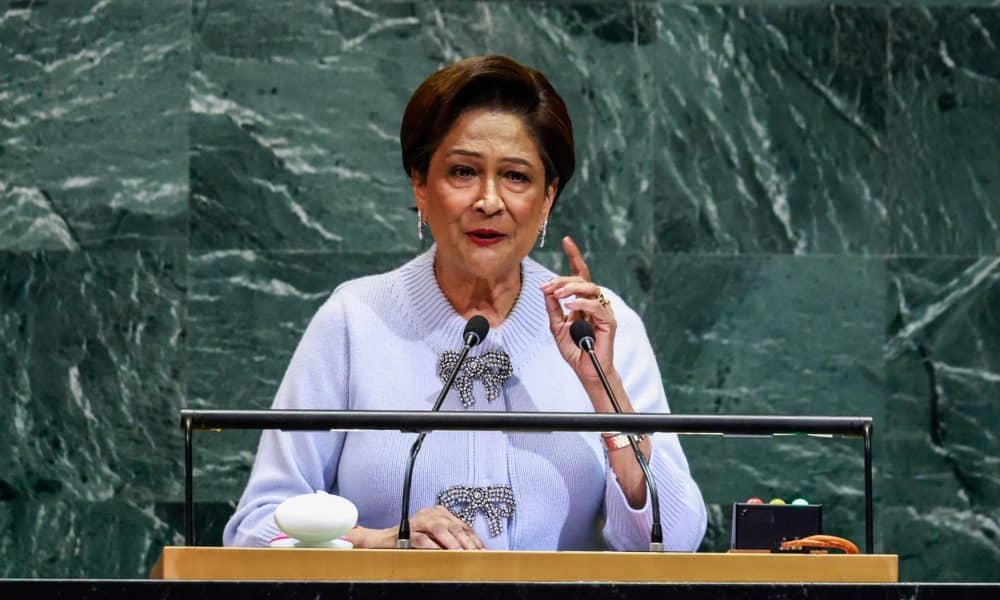 Primera ministra de Trinidad y Tobago, Kamla Persad-Bissessar. EFE/Kena Betancur