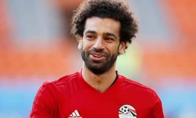 Foto de archivo del 14 de junio de 2018, en la que puede verse al futbolista Mohamed Salah, durante un partido con la selección de Egipto. EFE *Sólo uso editorial*