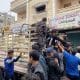 Un camión de distribución de ayuda en una calle de Rafah en una imagen de archivo. EFE/ Anas Baba