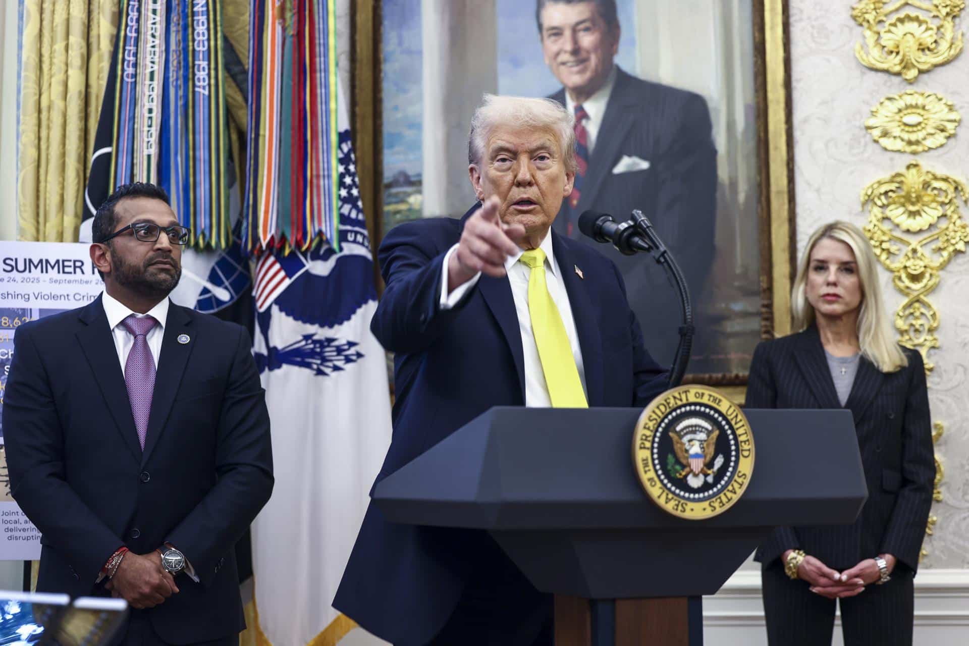 El presidente de Estados Unidos, Donald Trump. EFE/Jim Lo Scalzo