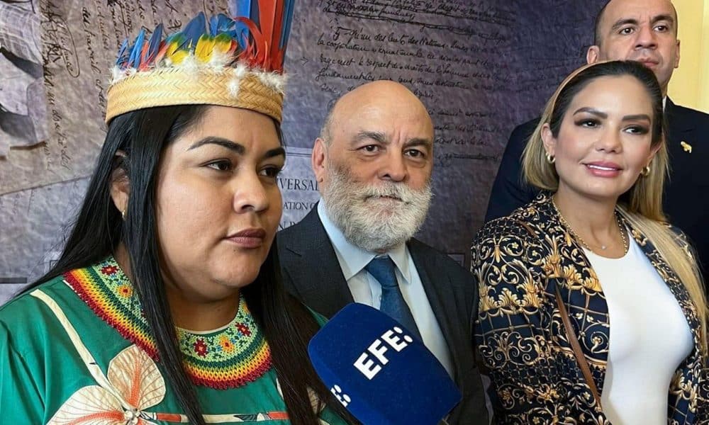 Foto de archivo de la ministra del Poder Popular para los Pueblos Indígenas de Venezuela, Clara Vidal. EFE / Anisia Gil