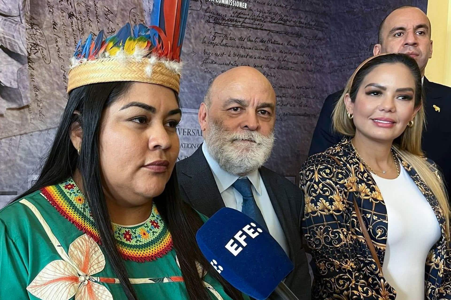 Foto de archivo de la ministra del Poder Popular para los Pueblos Indígenas de Venezuela, Clara Vidal. EFE / Anisia Gil