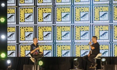 El actor y guionista estadounidense Sean Gunn (i), conocido por su papel Kraglin en el Universo de Marvel, asiste a la Comic-Con Guatemala 2025 este sábado, en Ciudad de Guatemala (Guatemala). EFE/ Mariano Macz