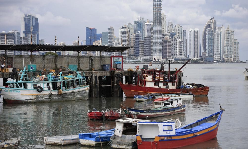 Foto de archivo de pescadores que trabajan en el muelle pesquero multipropósito en ciudad de Panamá (Panamá). EFE/ Bienvenido Velasco