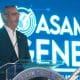 El presidente de República Dominicana, Luis Abinader, habla durante la ceremonia inaugural de la 81ª Asamblea General de la Sociedad Interamericana de Prensa (SIP) este jueves, en Punta Cana (República Dominicana). EFE/ Presidencia R. Dominicana