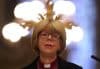 La obispa Sarah Mullally durante su discurso después de ser nombrada arzobispo de Canterbury. EFE/EPA/NEIL HALL
