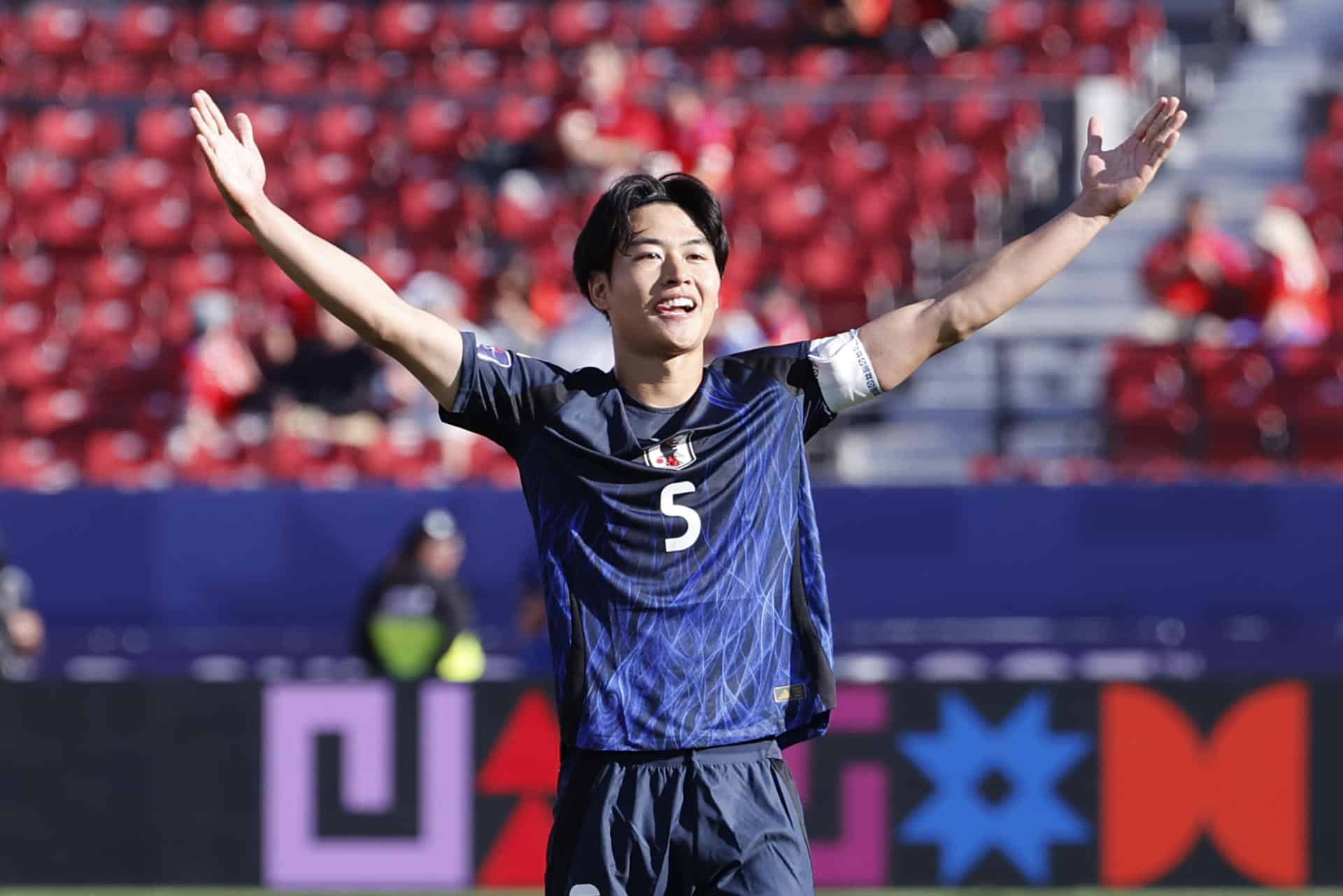Rion Ichihara, el capitán y una de las figuras de Japón en el Mundial Sub-20 de Chile. EFE/Elvis González