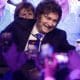 El presidente de Argentina, Javier Milei, celebra tras conocer los resultados de las elecciones legislativas este domingo, en Buenos Aires (Argentina). EFE/ Juan Ignacio Roncoroni