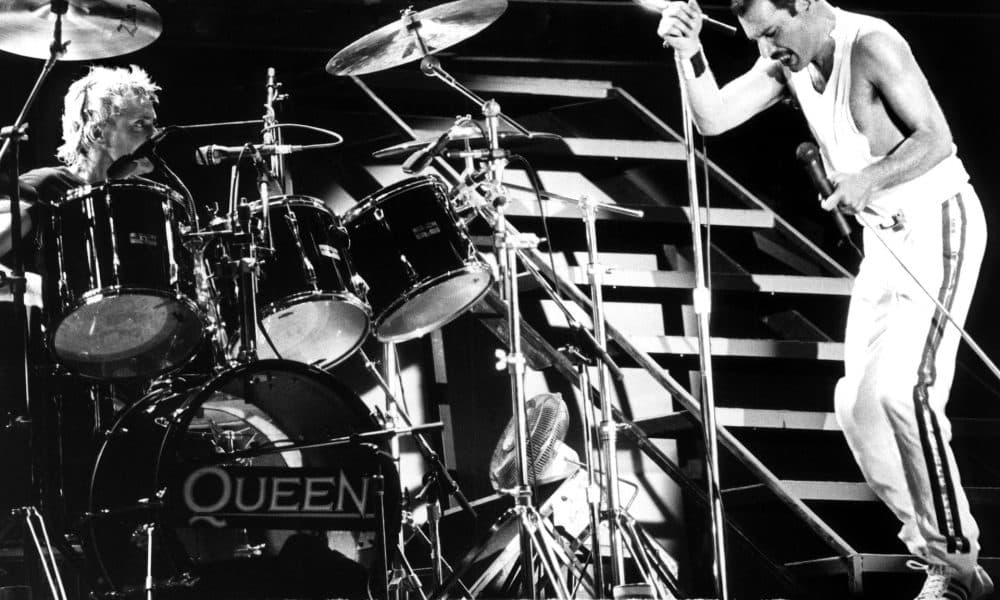 Imagen de 1986 del cantante Freddie Mercury, líder del grupo británico "Queen". EFE/Sergio Lainz.