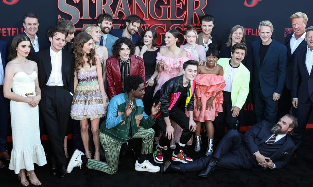 Imagen de archivo del elenco de 'Stranger Things'. EFE/EPA/ETIENNE LAURENT