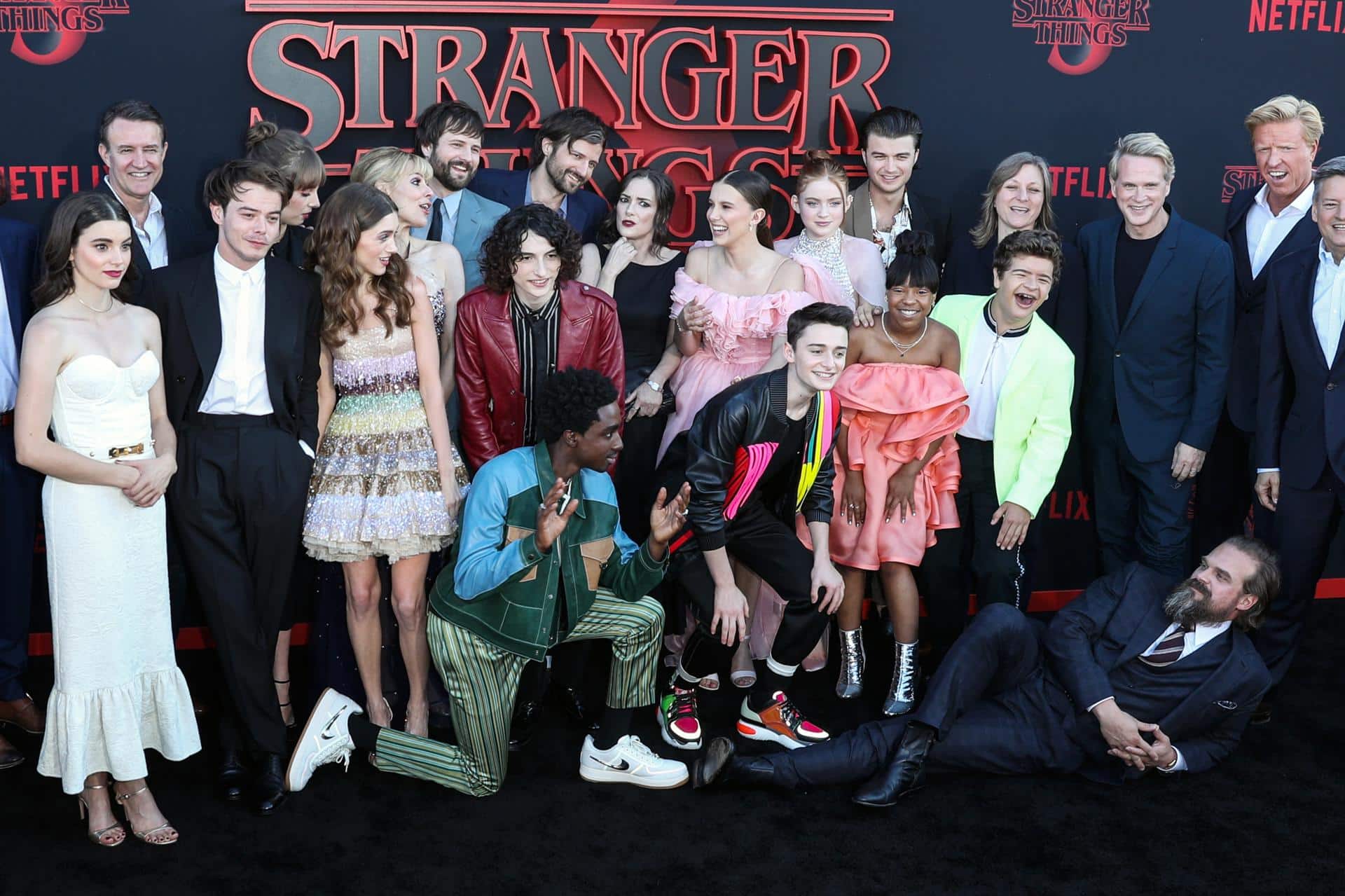 Imagen de archivo del elenco de 'Stranger Things'. EFE/EPA/ETIENNE LAURENT