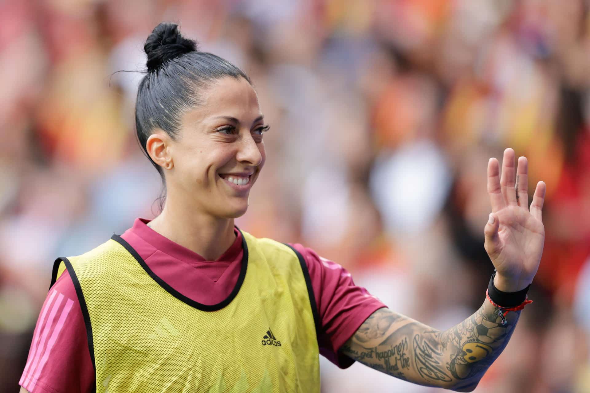 Foto de archivo de la delantera Jenni Hermoso, que vuelve a una convocatoria de la selección española por primera vez desde octubre de 2024. EFE/ Cabalar