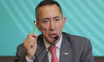 Fotografía de archivo del presidente de la estatal petrolera colombiana Ecopetrol, Ricardo Roa, durante una rueda de prensa, en Bogotá (Colombia). EFE/Carlos Ortega