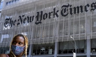 Vista del edificio del New York Times en Nueva York, Nueva York, Estados Unidos. Imagen de archivo. EFE / EPA / JUSTIN LANE