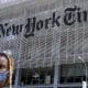 Vista del edificio del New York Times en Nueva York, Nueva York, Estados Unidos. Imagen de archivo. EFE / EPA / JUSTIN LANE