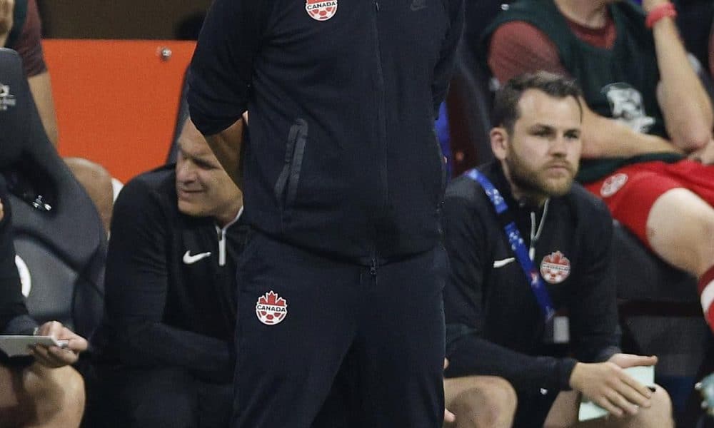 Fotografía tomada el 21 de junio de 2024 al seleccionador de Canadá, Jesse Marsch, quien ha presentado un balance positivo del desempeño de su selección a 8 meses del comienzo del Mundial de 2026, que su país organizará junto a Estados Unidos y México. EFE/EPA/ERIK S. LESSER